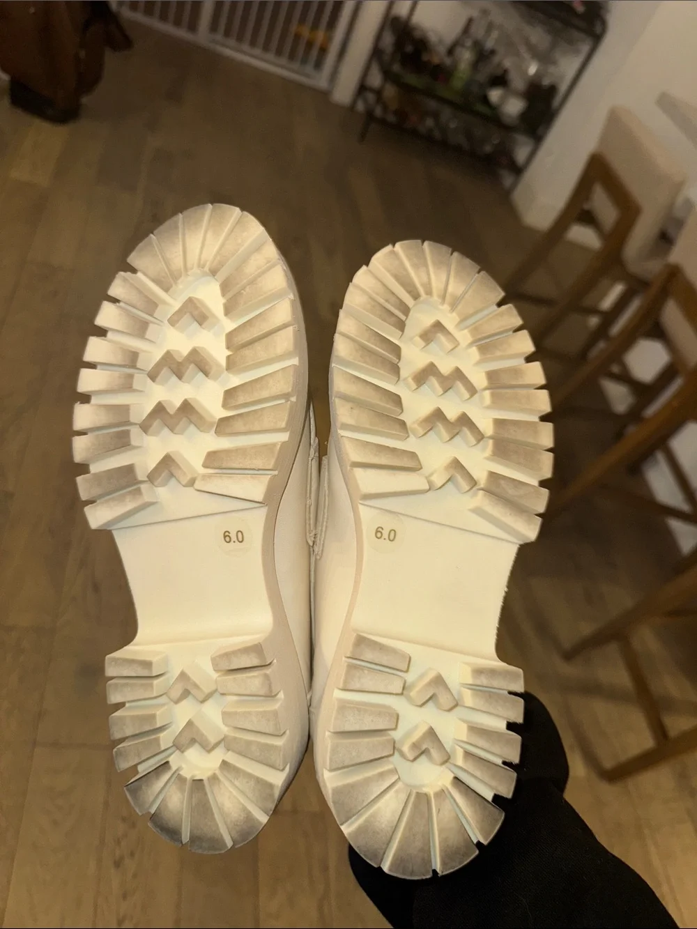 Steve Madden Cream Platform Loafer